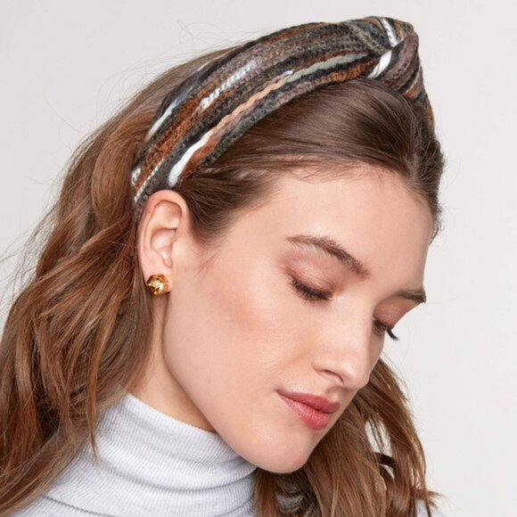 Lele Sadoughi Mini Buttercup Stud Earrings Gold - Picture 2 of 2